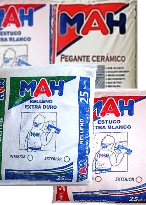Estucos y rellenos MAH